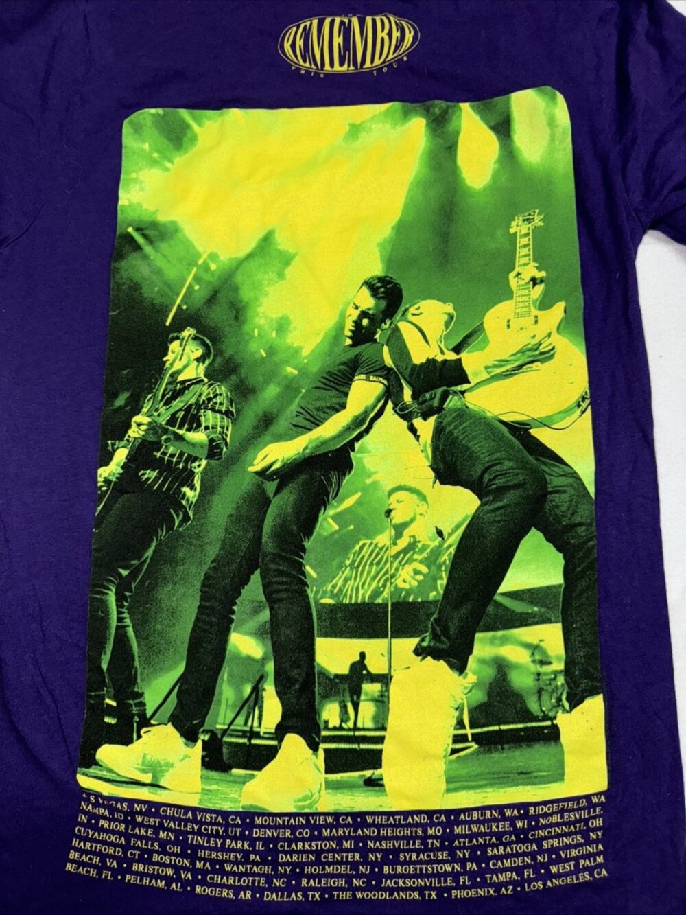 Jonas Brothers Vintage Remember This Tour Tee